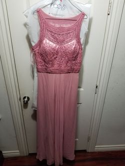 Dusty rose dress (large)