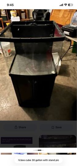 Bio cube 32 gallon with stand no cover