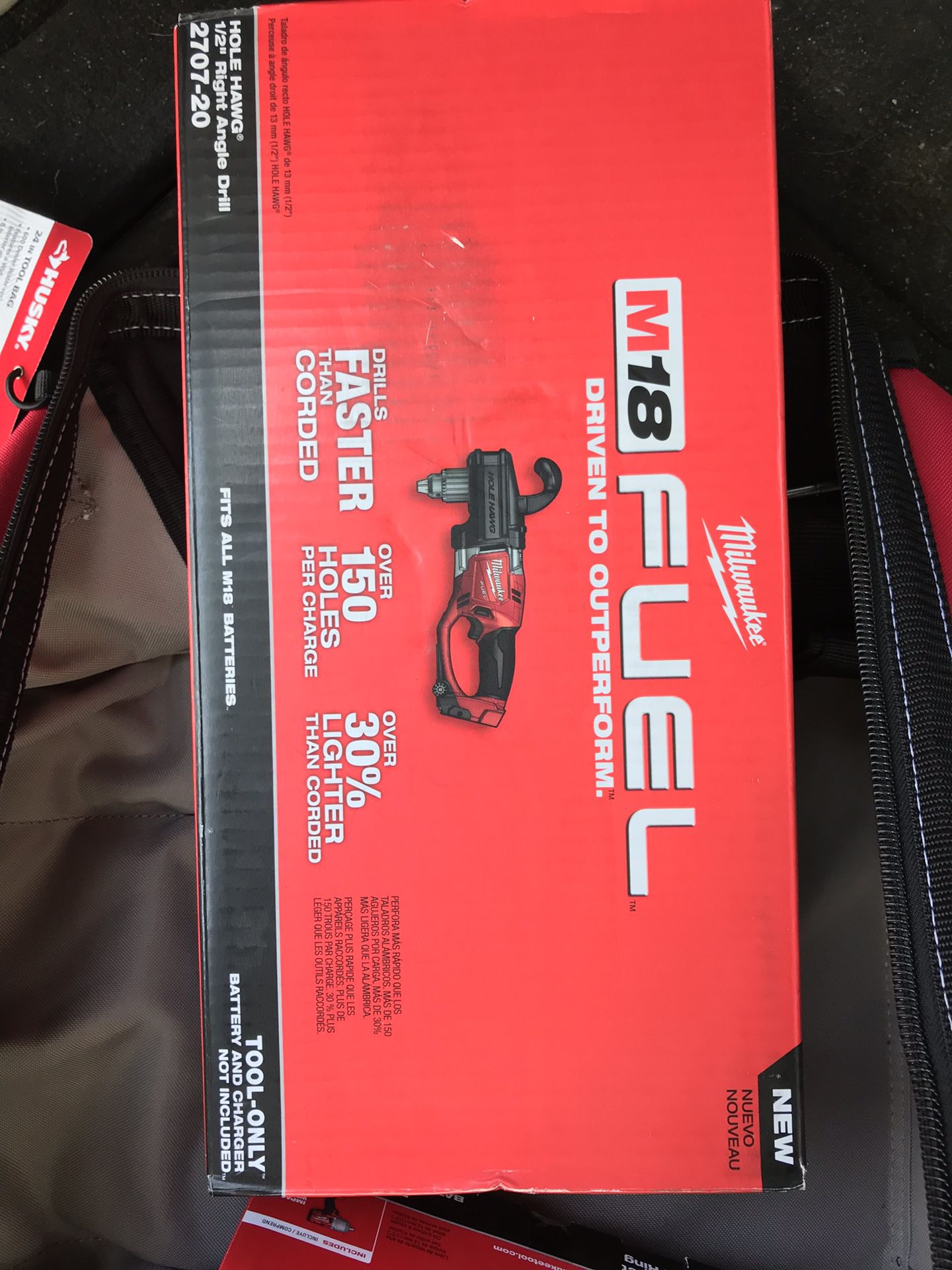 Brand New Milwaukee M18 Fuel Hole Hawg 1/2” Right Angle Drill
