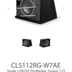 JL AUDIO 12 W7 AE Pro Wedge 