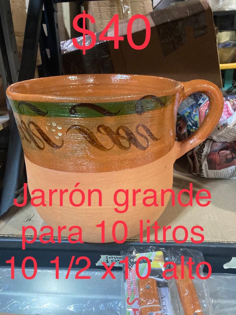 Jarron Para Mixtear Bebidas De Barro 