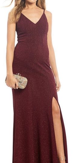 Burgundy Dress