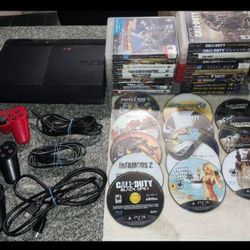 Sony PlayStation 3 Super Slim 250GB CECH-4001B W/30+ Games