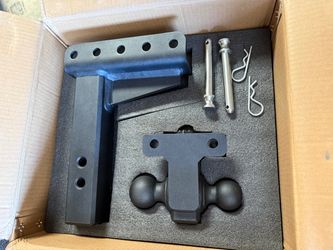 Bulletproof Hitches ED254 Trailer Hitch Ball Mount; For 2-1/2 Inch Receiver 4" Drop / 4" Rise