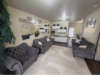Tufted sofas