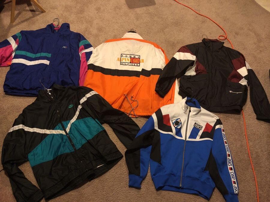 VTG Windbreakers (Nike, Champion, Hilfiger)