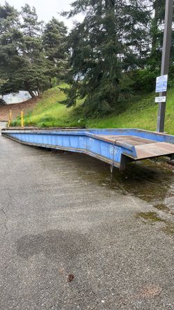 Portable Hydraulic loading dock ramp