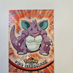 Nidoking #34 1999 TOPPS Pokémon Card Collectable Vintage 