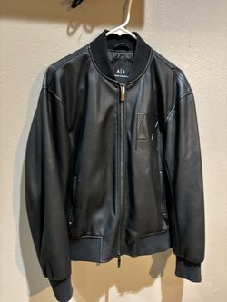 Armani Exchange Leather Jacket