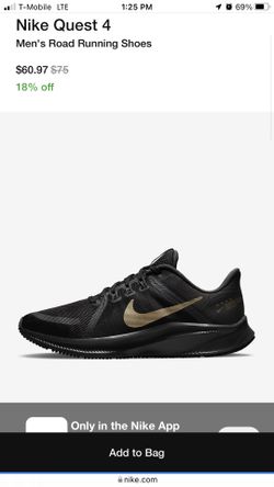 nike quest size 8