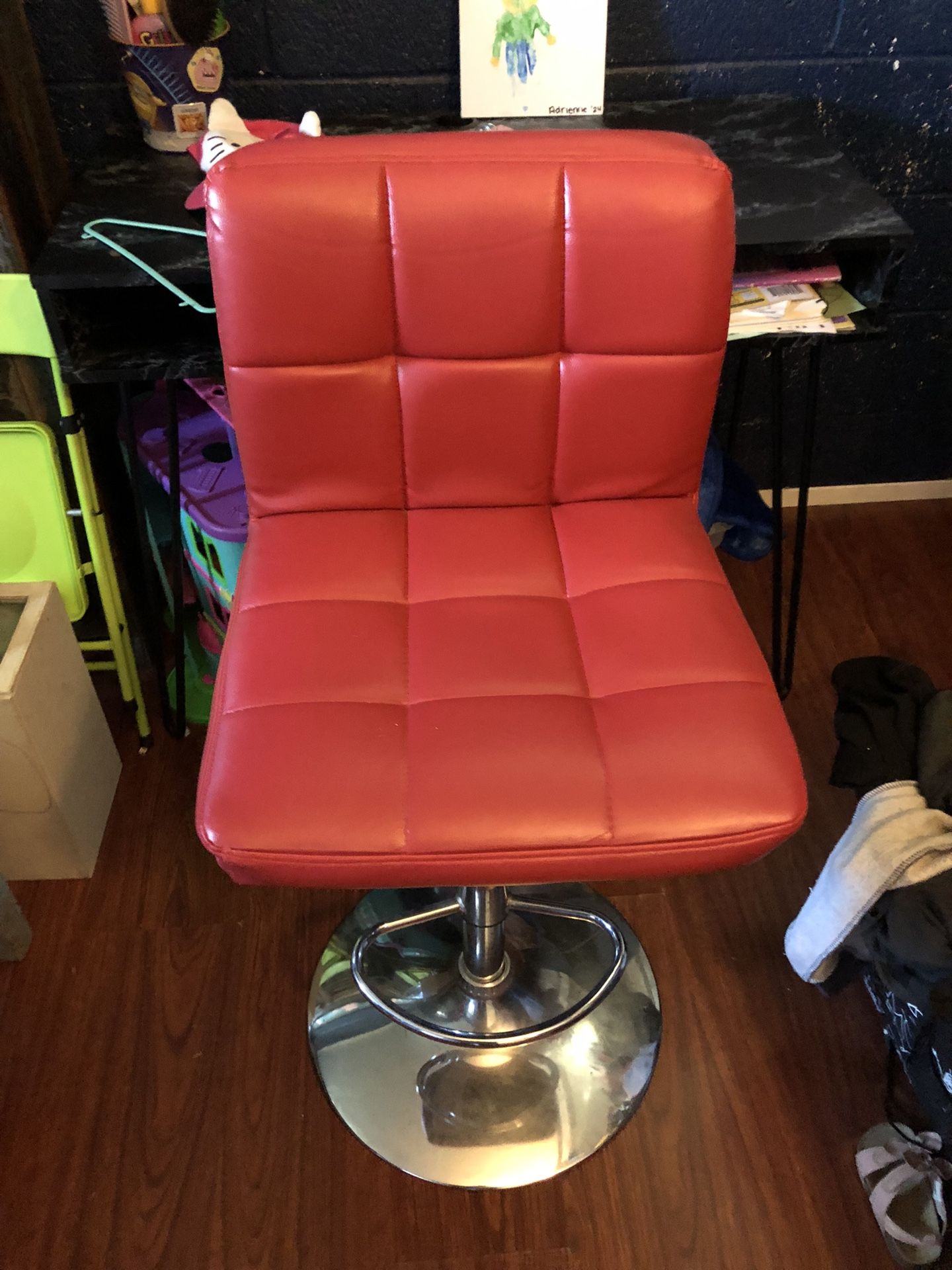 Bar Stool One Only , Red