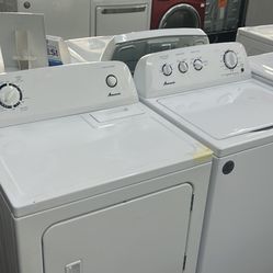 🌺MOTHERS DAY SALE🌺                                             Amana Washer and Dryer set on sale $499 with 3 months warranty ‼️‼️🏡🧼💦🥳🎉