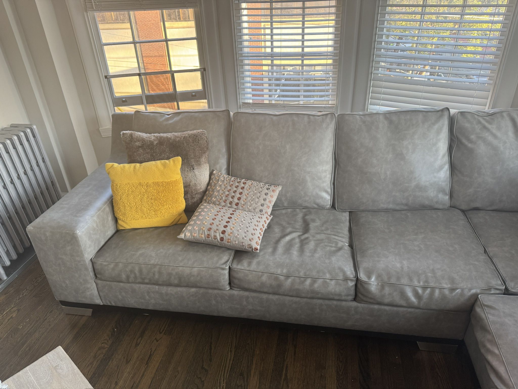 Leather Sofa / Sofa Bed