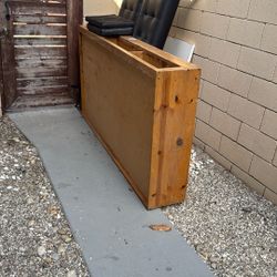 Wood Frame Single Bed