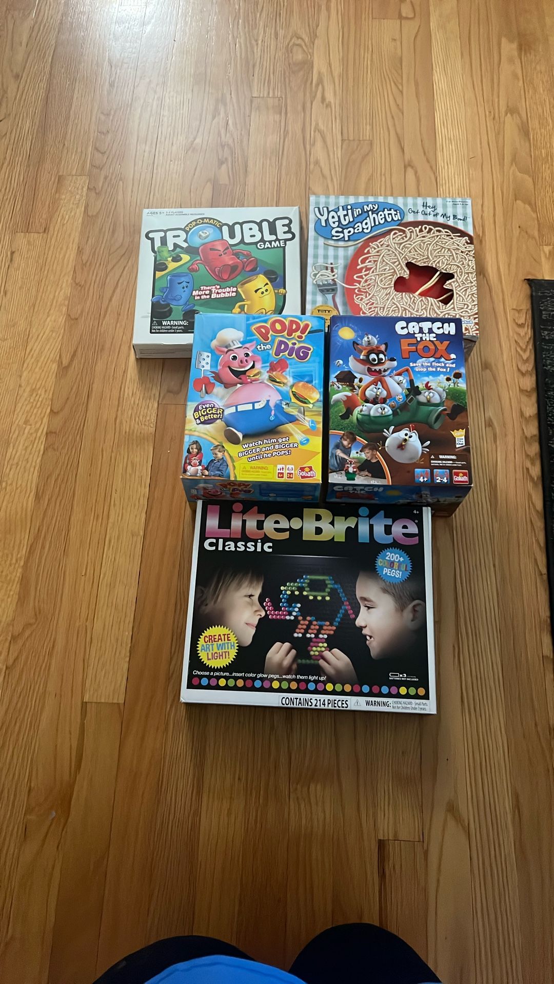 Lot Of  5 Games For Kids