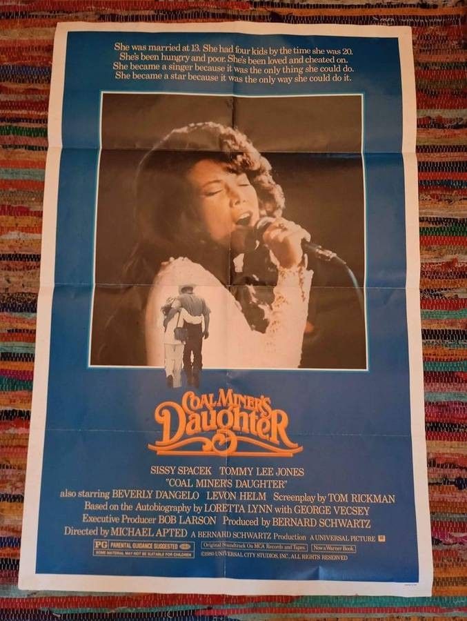 Coal Miner's Daughter Poster 1980 One Sheet 41" x 27" *10.00 Firm*