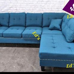BRAND NEW 2PC SECTIONAL SOFA SET WITH ACCENT PILLOW INCLUDED $299