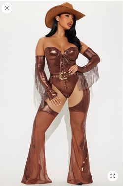 Sexy cowgirl costume size s/m