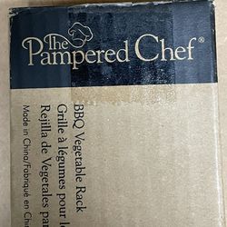 NIB Pampered Chef BBQ Vegetable Rack 2712