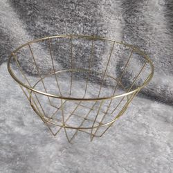 Gold Wire Basket Must Pick Up
