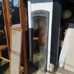 Mirror, Makeup Desk With Side End Table And Circle Mirror Vintage! 