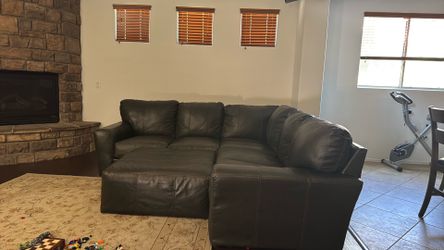 Oversized Sectional Sofa and ottoman 350!