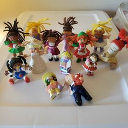 Lot Of Vintage Mini Cabbage Patch Figurines