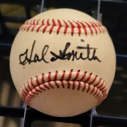 Hal Smith Signed Baseball