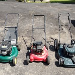 Lawn Mowers For Parts Or Repair 