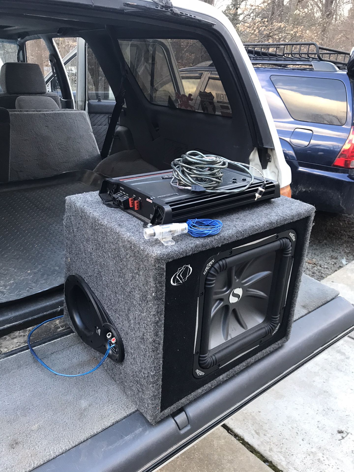 12” L7 sub, amp and other stuff