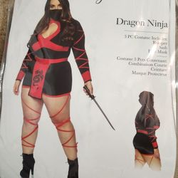 Ninja Costume 1X/2X