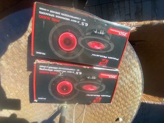 Power Acoustik PR-654C 6.5" 2-Way Car Speakers (2 Boxes)