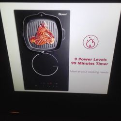 New Gionien 12" Induction Cooktop 220-240v Countertop Cooker 3500 Watts 