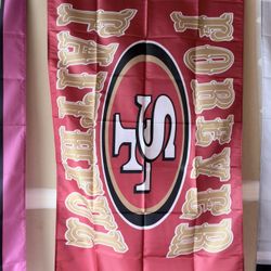 Forever Faithful Niners flag