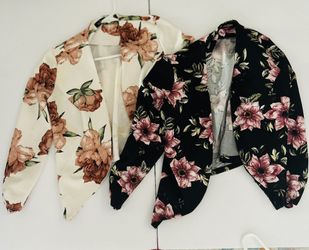 Light Floral Jackets, Ladies Xs