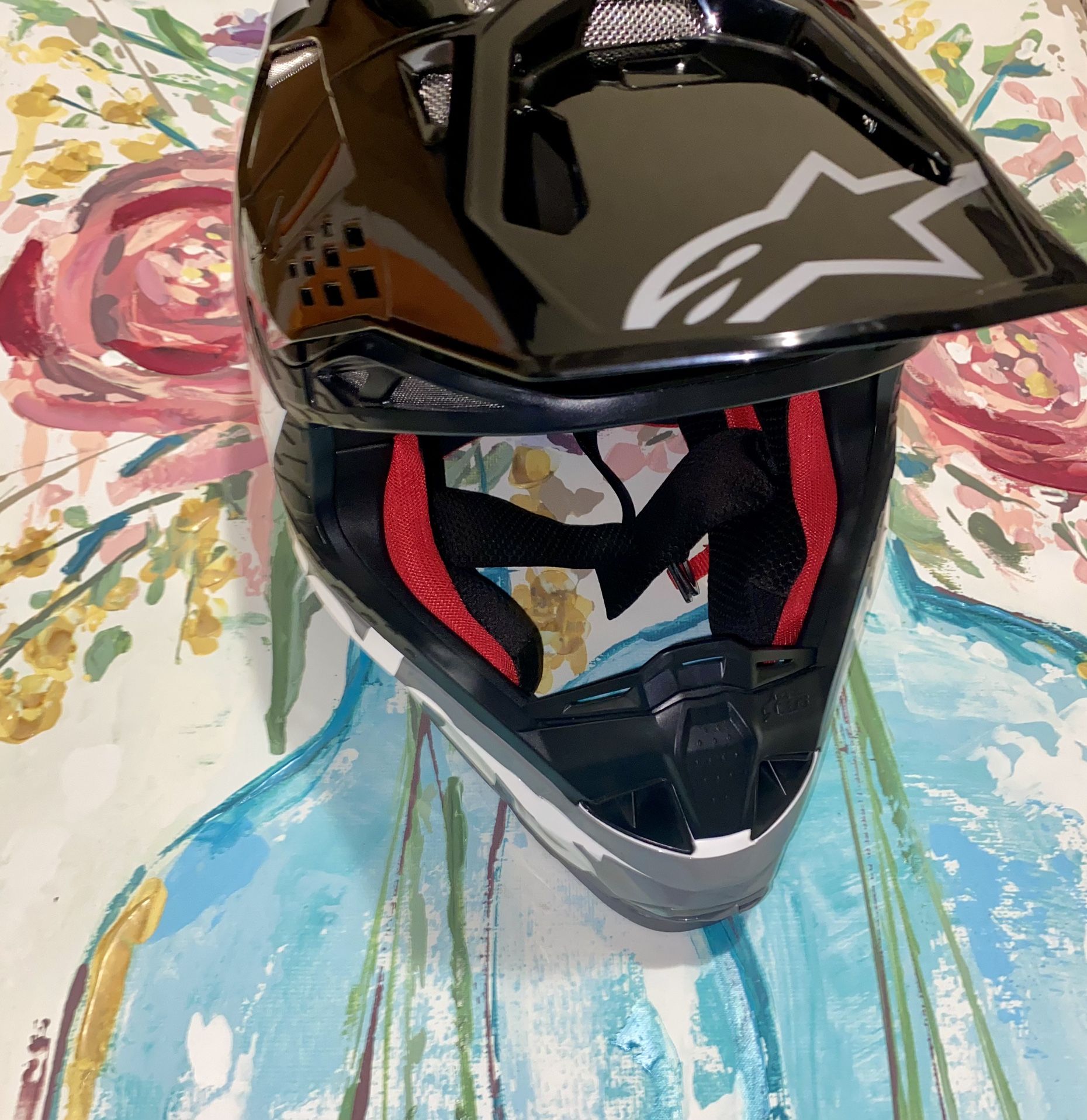 Alpinestars Supertech S M8 Radium Dirt Bike Motorcycle Helmet Size L