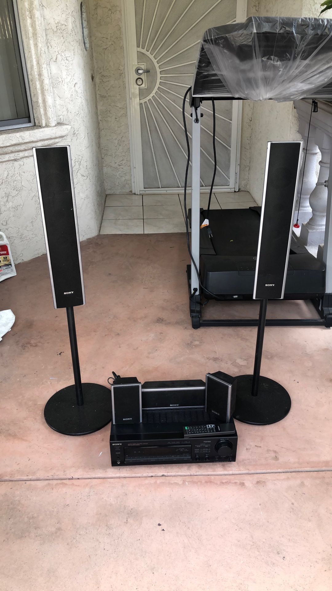 Sony Receiver Bluetooth Home Theater Speakers Sets 