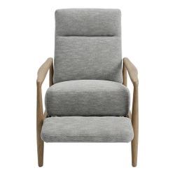 NY: Mid-Century Modern Wooden-Arm Recliner