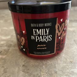 Bath & Body Works Emily In Paris Paris Amour 3 Wick Scented Candle 14.5 oz New