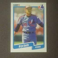1990 Fleer Bryn Smith Montreal Expos #361 Pitcher Baseball Card Vintage Collectible Trading Sports MLB Major League Pro