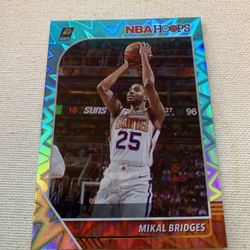Mikal Bridges Teal Cracked 153