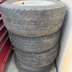 BMW oem 15 inch 5 log wheels 