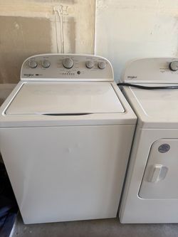 Washer and dryer set