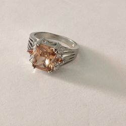 Champagne 925 Ring, Size 9