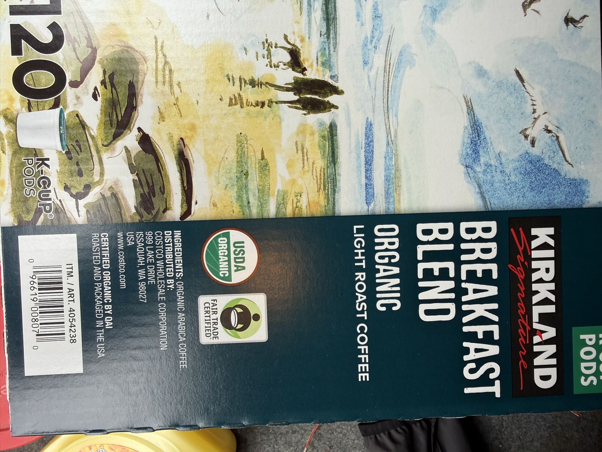 Breakfast Blend Organic Light Roast Coffee