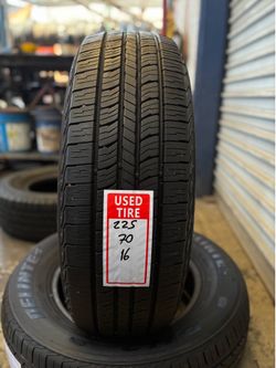 1 Used Tire 225/70/16