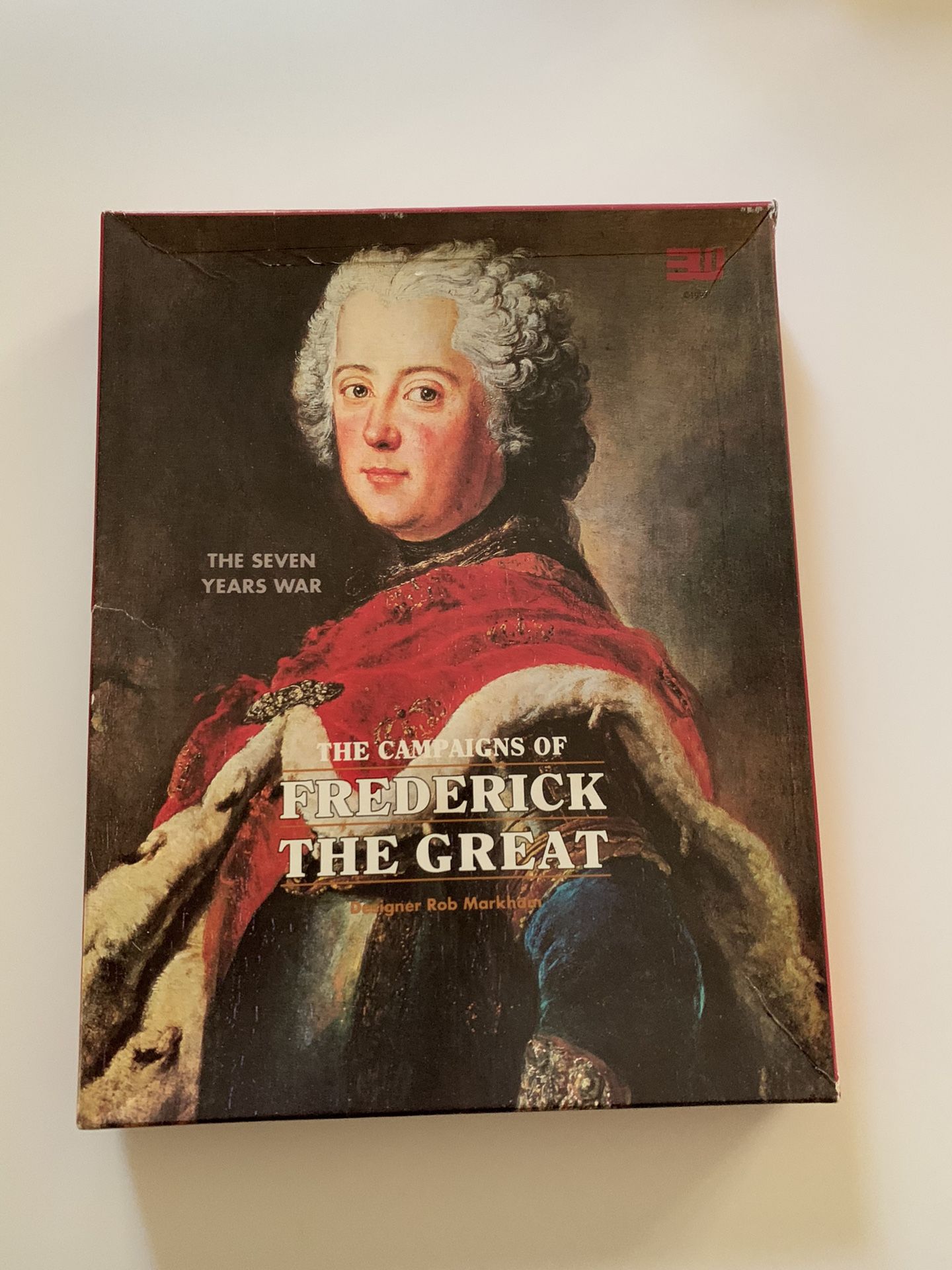 The CAMPAIGNS OF FREDERICK THE GREAT Vintage Board Game From 1993 By 3M== COMPLETE