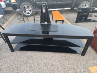 TV STAND STEEL/GLASS