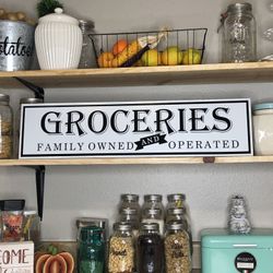 Farmhouse aluminum sign