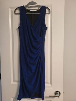 Womens Royal Blue Dress